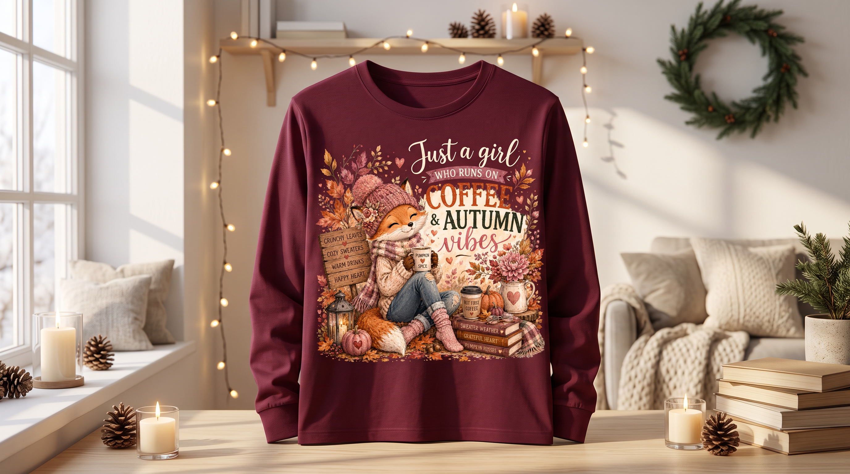 Funny Woman Autumn Premium Cotton Unisex Long sleeve T-shirt