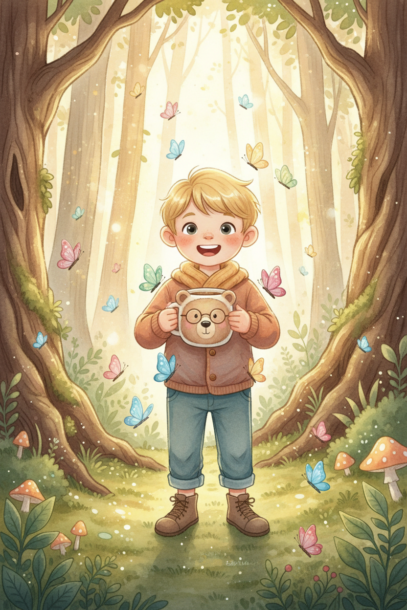 Paddy the Kind Bear Premium Ceramic Mug — Lovely Gift for Kids and Family
